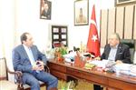 AHISKA - Hitit Üniversitesi Rektör Alkan’dan Uslu’ya Ziyaret