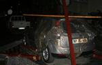 FLAMINGO YOLU - Rüzgârın Uçurduğu Çatı Otomobilin Üzerine Düştü