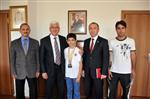 İSMAIL ÇELIK - Şampiyon Sporcudan Vali Koca’ya Ziyaret