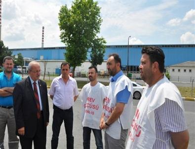 Tekirdağ Büyükşehir Belediye Başkanı Kadir Albayrak'tan Cam İşçilerine Destek