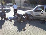Didim’de Motosiklet Sürücüsü Yaralandı