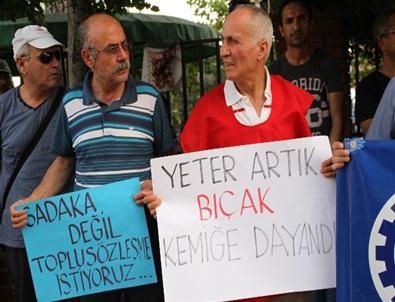 Akhisar Emekli-sen Sosyal Güvenlik Yasasını Protesto Etti