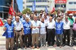 KAMU SEN - Türkiye Kamu-sen Üyelerinden 'iş Güvencesi'Eylemi