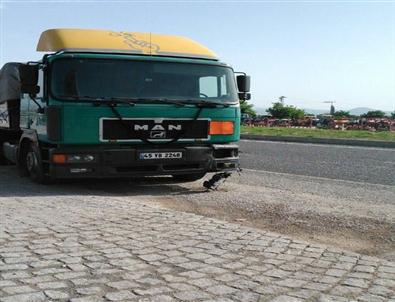 Kırkağaç’ta Tır Motosiklete Çarptı Açıklaması