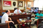 Türk Eğitim-sen Başkanlarından Başkan Alıcık’a Ziyaret
