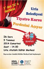 İZMIR DEVLET TIYATROSU - Urla’nın Belediye Tiyatrosu Kuruluyor