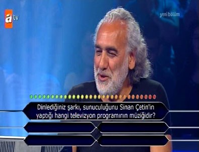 Kim Milyoner Olmak İster? - Sinan Çetin gülmekten soruyu soramadı