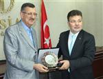 İÇMELI - İstanbul Elazığ Dernekler Federasyonu Genel Başkanı, Müsiad Elazığ Şubesini Ziyaret Etti