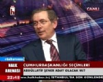 Abdullatif Şener canlı yayında çatı aday ilan edildi