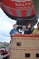 SICAK HAVA BALONU - Vali Coş Kapadokya’da Balon Turu Yaptı
