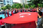 Manisa'da Bayrağa Saygı Yürüyüşü