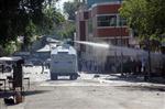 MASKELİ GRUP - Terör Örgütü Yandaşları Erzurum’da Kamu Binalarını Ateşe Verdi