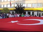 Türk Bayrağının İndirilmesine Edirne'den Dev Türk Bayraklı Tepki