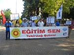 MADıMAK OTELI - Tekirdağ’da Madımak Katliamı ve Torba Yasa Protesto Edildi