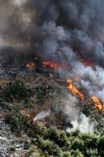 Milas'ta Çöplük Yangını Korkuttu