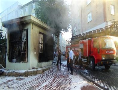 Trafo Merkezinde Çıkan Yangın Korkuttu