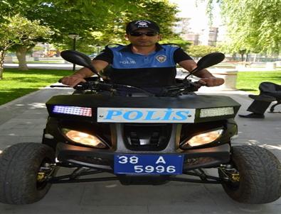 Kayseri'de Polis Ekipleri Park ve Bahçelerde Asayişi Atv İle Sağlayacak