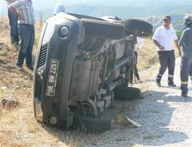 Bozüyük'te Trafik Kazası, 2 Yaralı