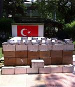 Kaza Yapan Kamyondan 145 Bin Paket Kaçak Sigara Çıktı