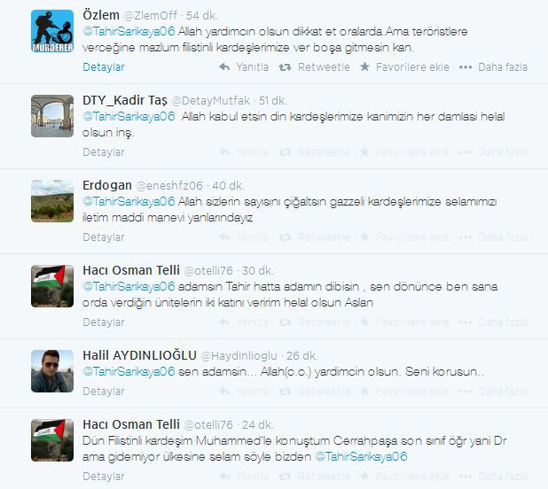 Bende teröristlere kan verdim...!