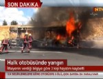 OTOBÜS YANGINI - İstanbul'da Otobüs Yangını: 4 Ölü