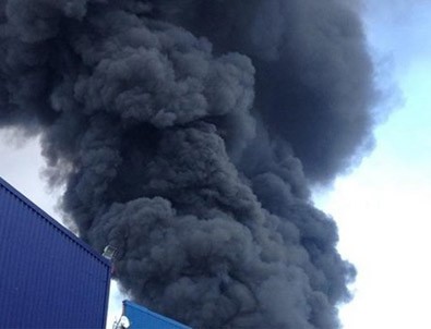 Bursa'da tekstil fabrikasındaki yangın