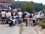 RİVA - Riva yolunda feci kaza: 3 ölü 8 yaralı
