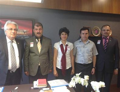 Chp’li Toptaş Uzder Başkanı ve Yöneticilerini Kabul Etti