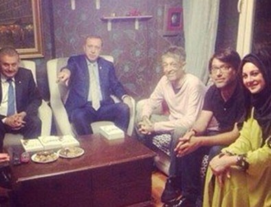 Erdoğan'dan ünlü sanatçıya sürpriz ziyaret
