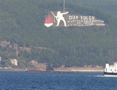 Bulgaristan Denizaltısı Çanakkale Boğazı'ndan Geçti