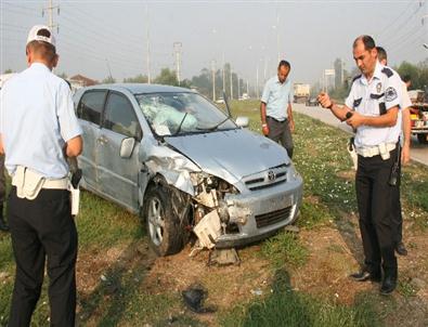 İki Otomobilin Karıştığı Kazada Altı Kişi Yaralandı