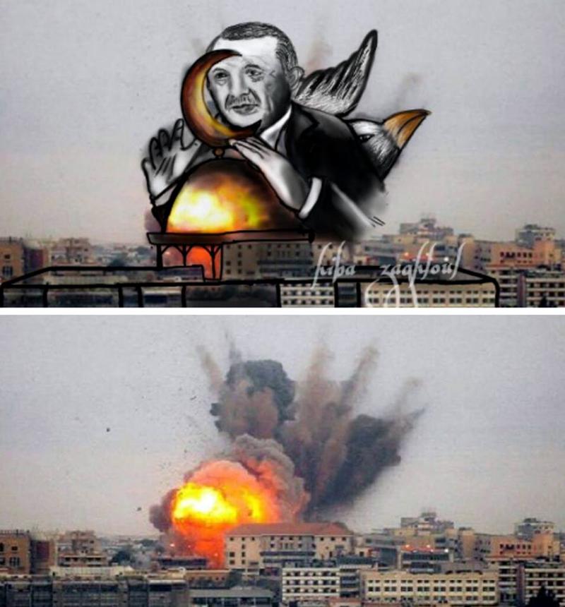 Filistinli modacıdan Erdoğan'a 'koruyucu lider' tasviri