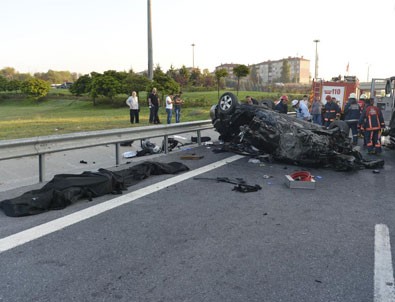 TEM'de trafik kazası