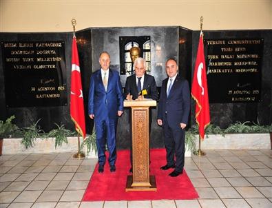 Bartın ve Karabük Valileri, Vali Günaydın’ı Ziyaret Etti