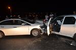 Çorlu'da İki Otomobil Kafa Kafaya Çarpıştı Açıklaması