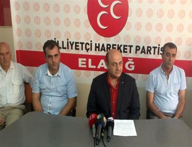 Mhp Elazığ İl Başkanı Demir’den Pkk’lının Heykelinin Dikilmesine Tepki