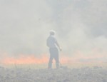 YANGıN YERI - Afyonkarahisar'da arazi yangını