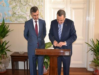Azerbaycan Ankara Büyükelçisi Faig Bağırov’tan Vali Bektaş’a Ziyaret