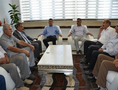 Milletvekili Veli Ağbaba, Başkan Selahattin Gürkan’ı Ziyaret Etti