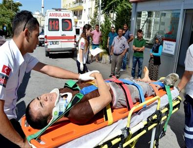 İnşaatın Üçüncü Katından Düşen İşçi Yaralandı