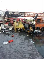 Kırmızı İşıkta Duran Kamyona Çarptı