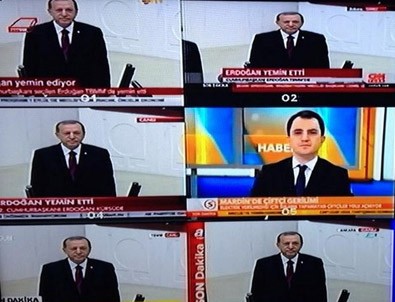 Cemaat'in kanalı Erdoğan'ı görmedi