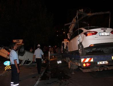 Konya'da Trafik Kazası Açıklaması