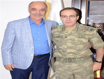 Korgeneral Başoğlu’dan, Başkan Yücelik’e Veda Ziyareti