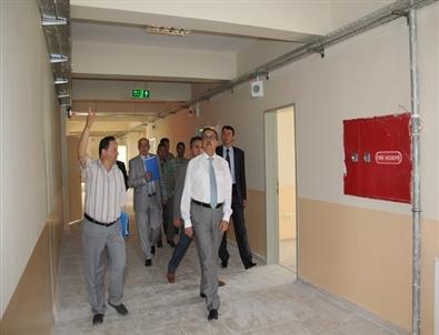 Vali Ali İhsan Su, Okul İnşaatlarını İnceledi