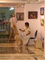 CANLI PERFORMANS - Kültür ve Sanat Evi’nde Karma Resim Sergisi Açıldı