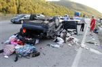 Takla Atan Otomobilin Gürcü Sürücüsü Ağır Yaralandı