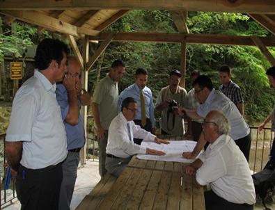 Vali Ali İhsan Su, Samandere Şelalesinde