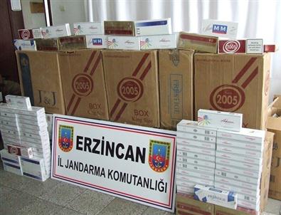 Erzincan’da 20 Bin Paket Kaçak Sigara Ele Geçirildi