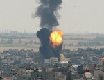 GEÇİCİ ATEŞKES - İsrail'den Gazze'ye hava saldırısı